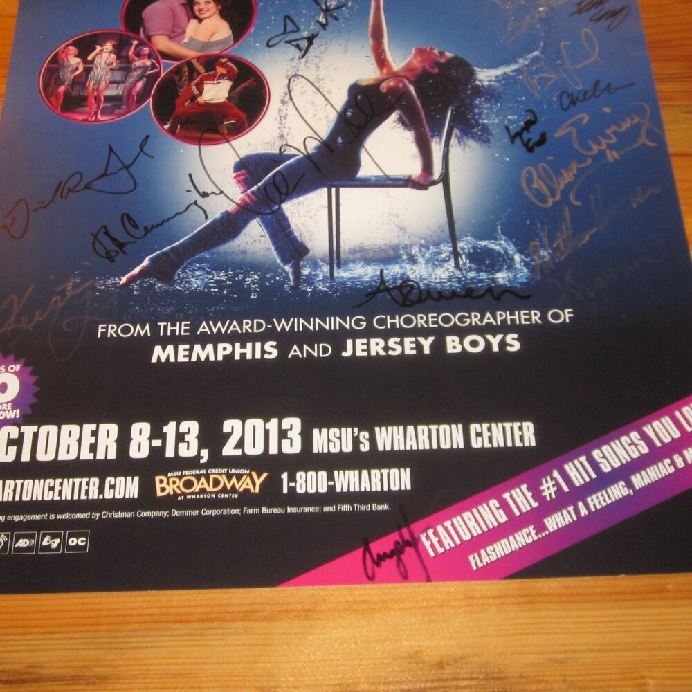 Flashdance Lobby Card Autographed 2013 - Picture 4 of 5